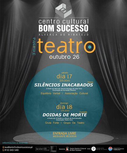 Cartaz da III Mostra de Teatro